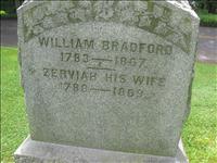 Bradford, William and Zerviah